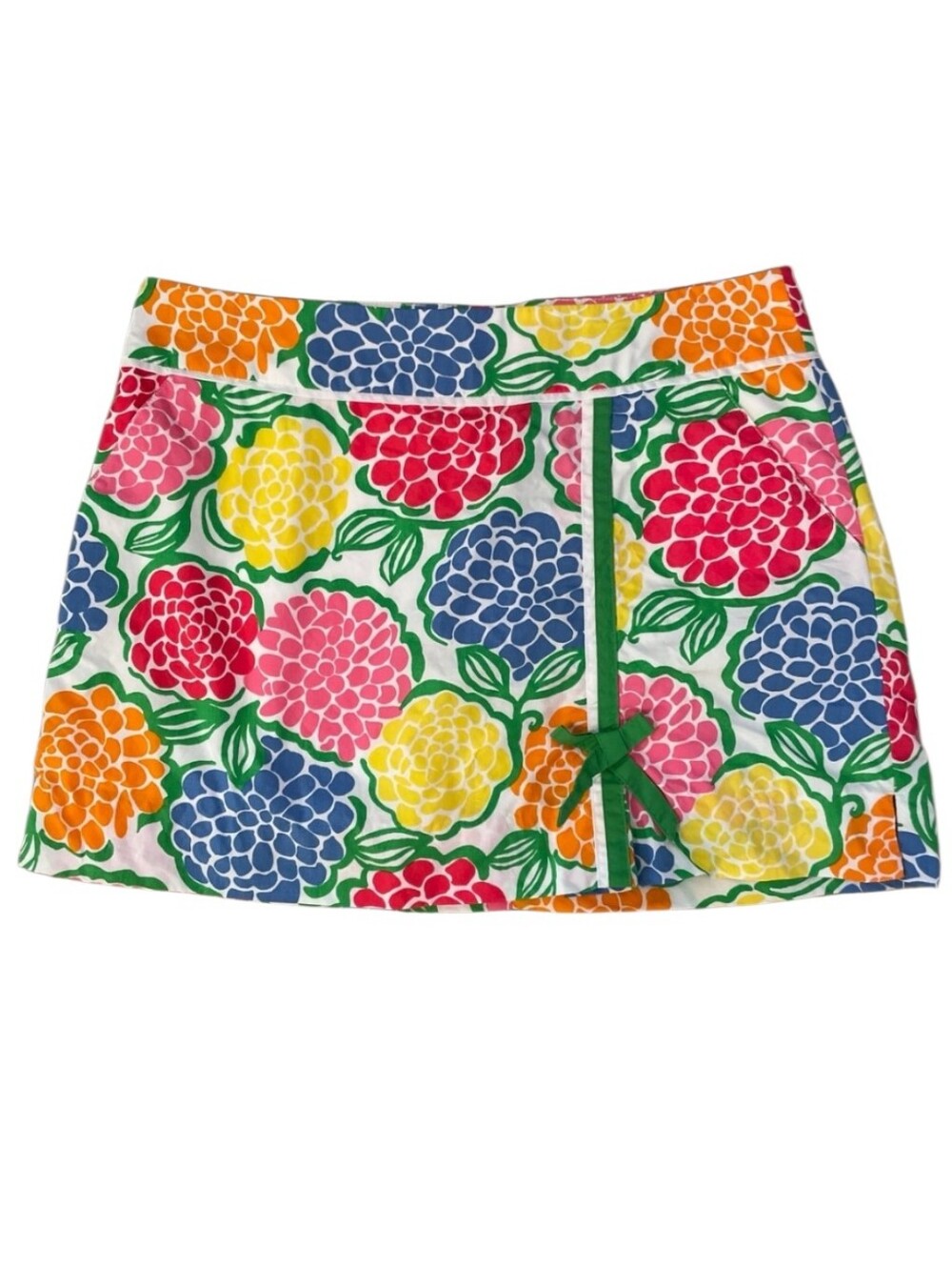 LiLLY PULITZER Multi Zinny Floral Skort Size 2